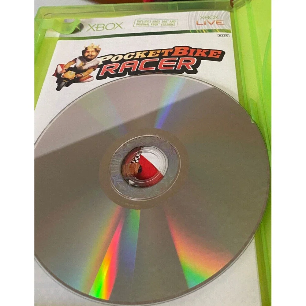 Pocket Bike Racer Game Microsoft Xbox 360 Racing Burger King Case Manual Rated E